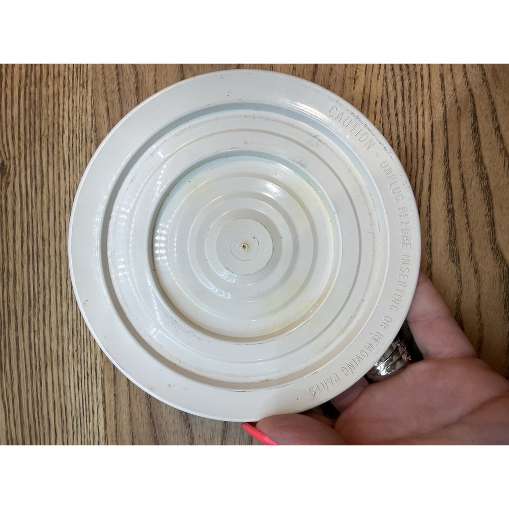 Vintage Hamilton Beach Double Spin Turn Plate Scovill Model 25